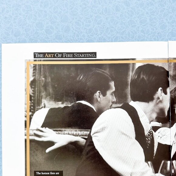 Martell Cognac Double-Page Ad – 2 Loose Gold Book Pages, Vintage Spirits Decor - Picture 4 of 10